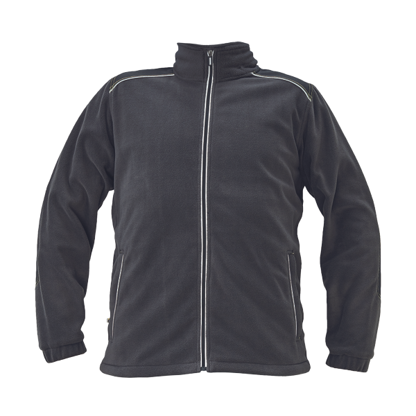 KNOXFIELD fleece bunda antrac/oranž XXL