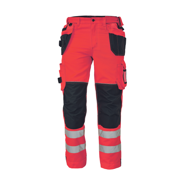 KNOXFIELD HV FL310 kalhoty červená 58