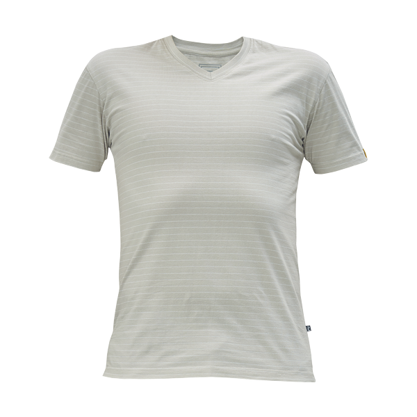 NOYO ESD V-triko šedá 3XL