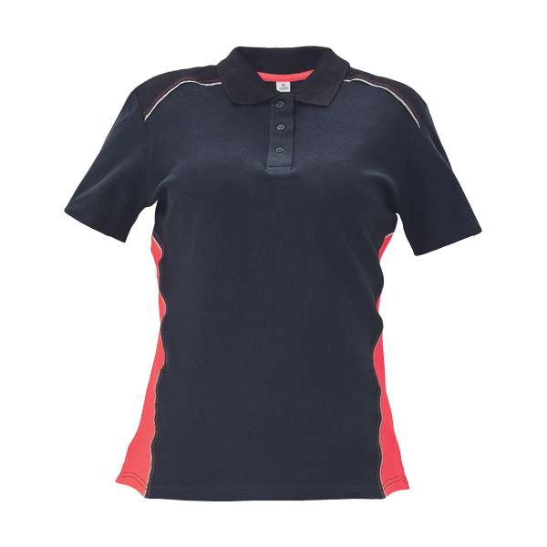 KNOXFIELD LADY pólo antracit/červená XXL