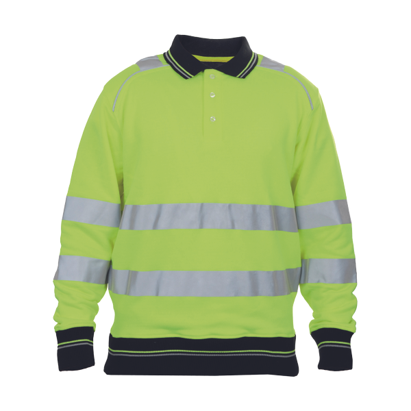 KNOXFIELD HV polo mikina žlutá XS