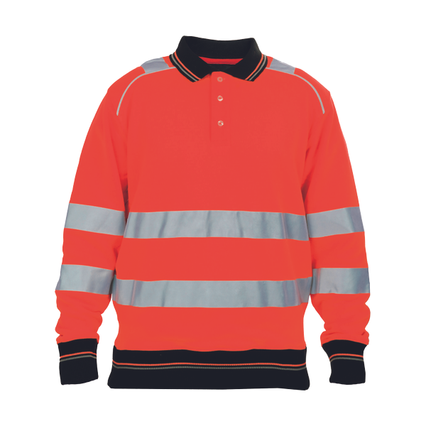 KNOXFIELD HV polo mikina červená M