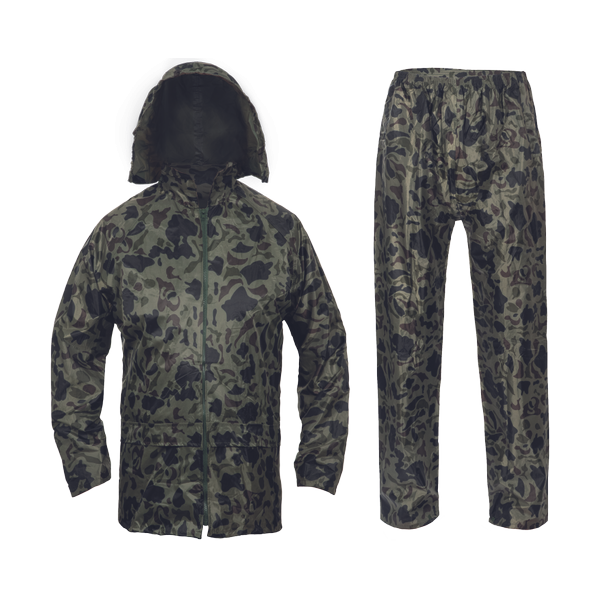 CARINA oblek s kapucí camouflage - XXXL