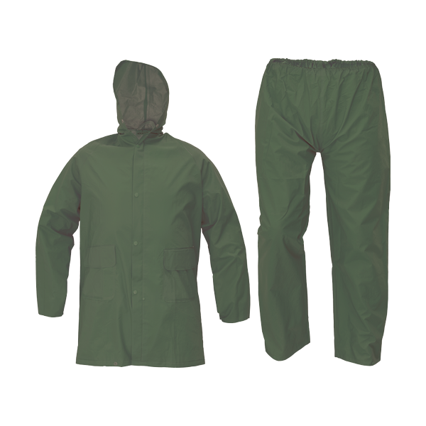 HYDRA oblek do deště PVC zelená 2XL