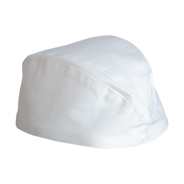 VOLANS čepice lodička bílá - 54