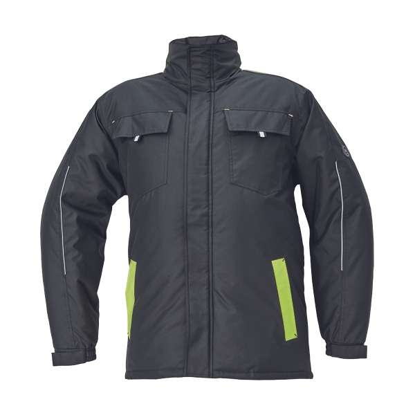 MAX VIVO parka černá/žlutá M