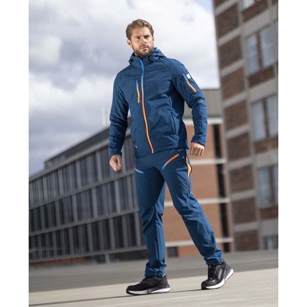 Softshellová bunda ARDON®CREATRON® modrá neon 3XL