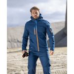 Softshellová bunda ARDON®CREATRON® modrá neon 3XL