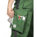 Kalhoty do pasu URBAN+ zelené prodloužené (48-50) M