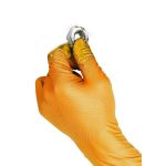 Jednorázové rukavice GRIPPAZ® 246 08/M - oranžová 08