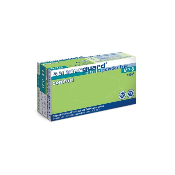 Jednorázové rukavice SEMPERGUARD® Comfort - nepudrované 10