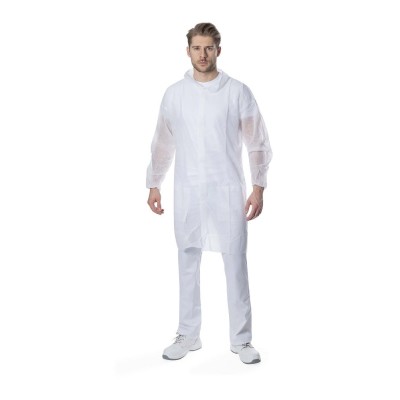 Jednorázový PP plášť ARDON®SYLVIE bílý