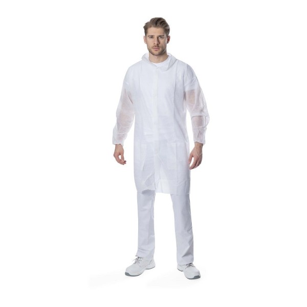 Jednorázový PP plášť ARDON®SYLVIE bílý 2XL