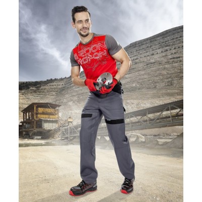 Kalhoty ARDON®COOL TREND prodloužené šedo-černá