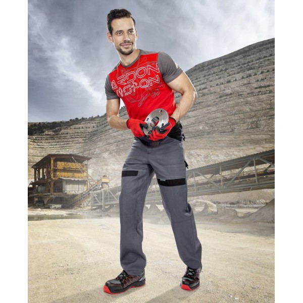 Kalhoty ARDON®COOL TREND zkrácené šedo-černá 3XL