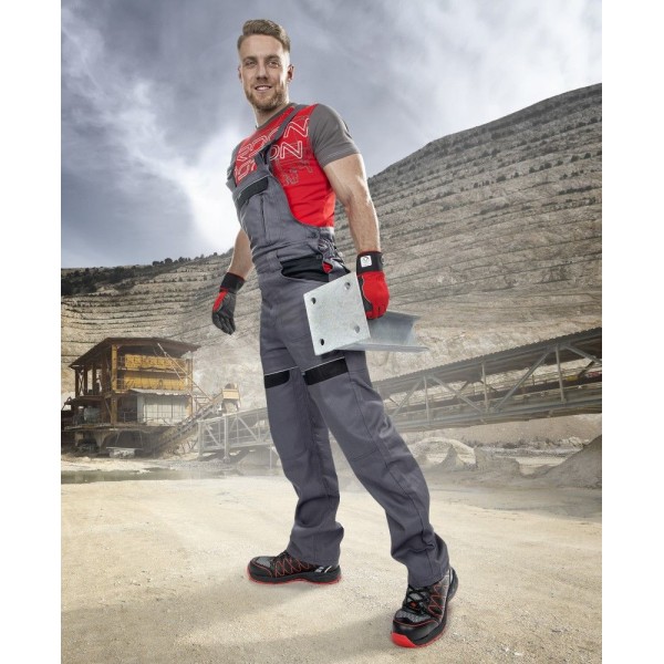 Kalhoty s laclem ARDON®COOL TREND šedo-černá 54