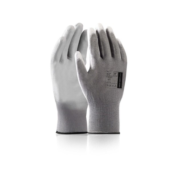 Máčené rukavice ARDON®BUCK GREY - šedá 09