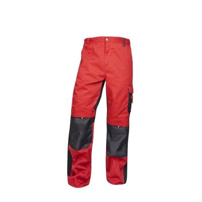 Kalhoty ARDON®PRE100 červeno-černá – DOPRODEJ