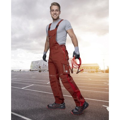 Kalhoty s laclem ARDON®URBAN  prodloužené červená - DOPRODEJ