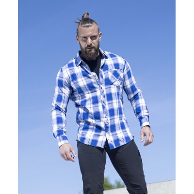 Košile ARDON®OPTIFLANNELS středně modrá royal