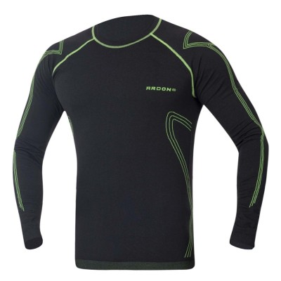 Funkční tričko s dlouhým rukávem ARDON®LYTANIX černo-zelená