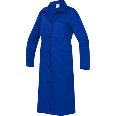 Dámský plášť - dlouhý rukáv - modrý – VÝPRODEJ 54