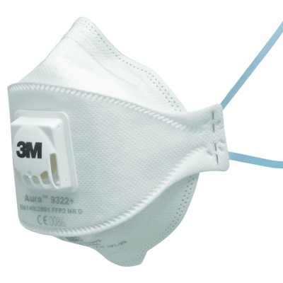 Filtrační polomaska 3M™ Aura™ FFP2 s ventilkem 9322+
