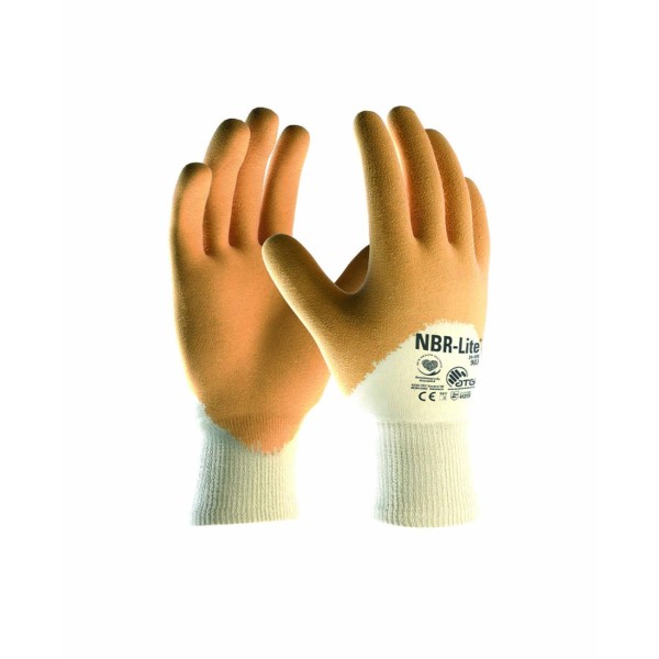 ATG® máčené rukavice NBR-Lite® 24-985 10