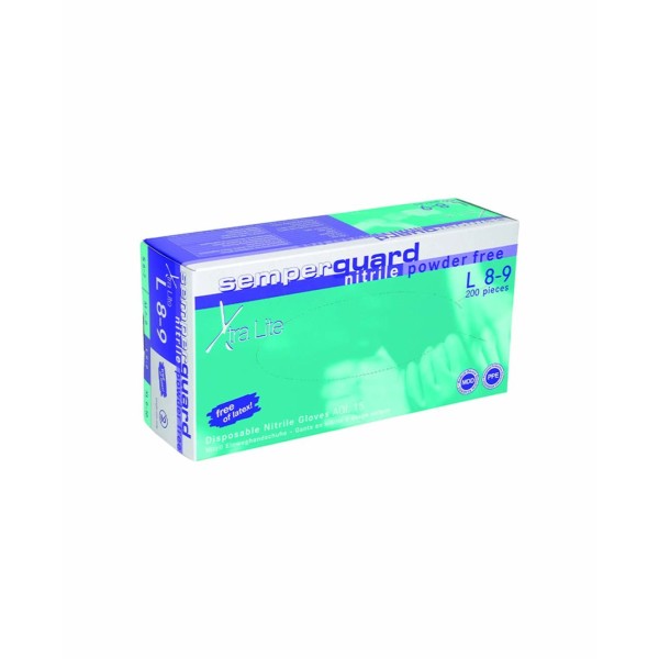 Jednorázové rukavice SEMPERGUARD® Xtra Lite - nepudrované 09