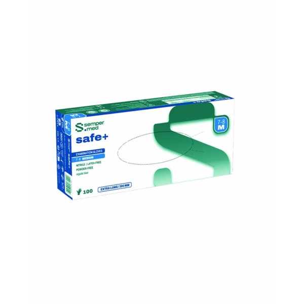 Jednorázové rukavice SEMPERGUARD® Xtension - nepudrované - modrá 10