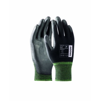 Máčené rukavice ARDON®PURE TOUCH BLACK - černá