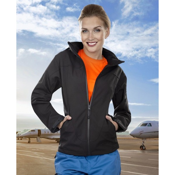 Bunda softsh. ARDON®ANIMA dámská, černá 5XL