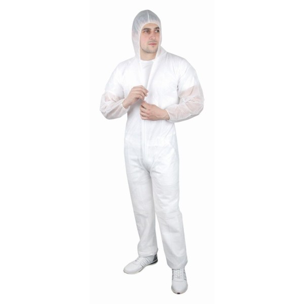 Jednorázový PP overal ARDON®ANDREW bílý 3XL