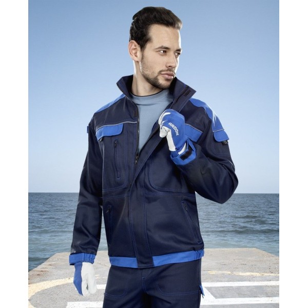 Blůza ARDON®COOL TREND tmavě modrá-světle modrá 4XL