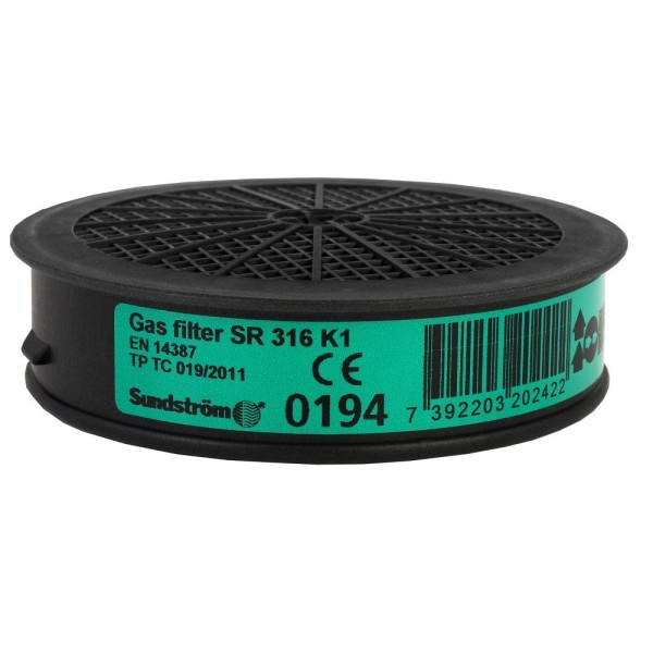 SUNDSTRÖM® SR 316 K1 Filtr - pro Polomasky a Celoobličejové masky H02-4212 DOPRODEJ