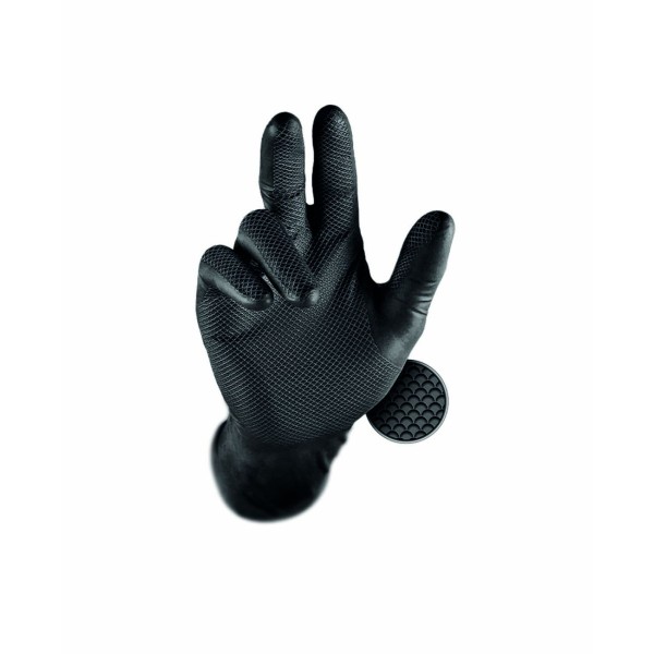 Jednorázové rukavice GRIPPAZ® 246 - černá 09
