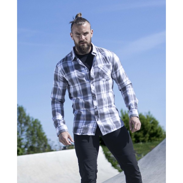 Košile ARDON®OPTIFLANNELS šedá 3XL
