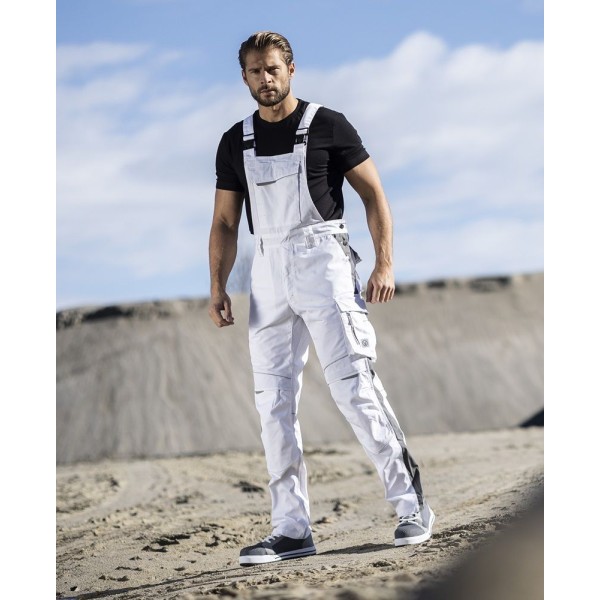 Kalhoty s laclem ARDON®URBAN+ zkrácené bílá 2XL