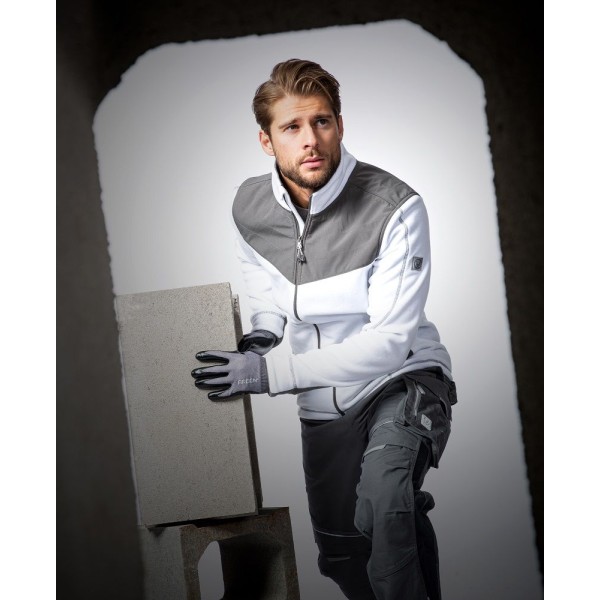 Mikina ARDON®SOFTFLEECE®COMBO bílá XL