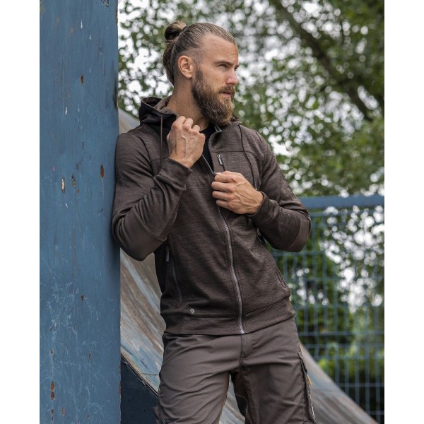Mikina ARDON®3DBreathe hnědá melange M