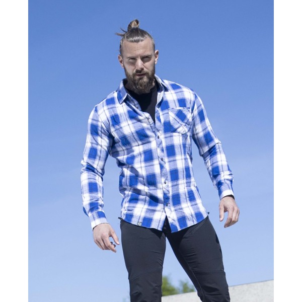 Košile ARDON®OPTIFLANNELS středně modrá royal 3XL