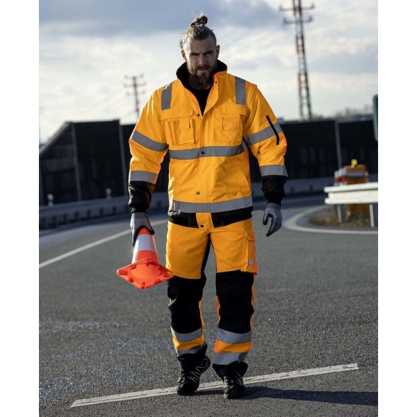 Reflexní bunda ARDON®HOWARD+ oranžovo-černá 3XL