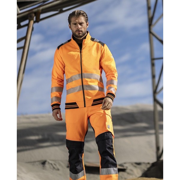 Reflexní mikina ARDON®SIGNAL oranžovo-černá 3XL
