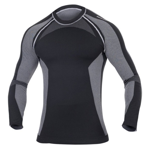 Bezešvé funkční tričko s dlouhým rukávem ARDON®AKREC černo-šedá 2XL