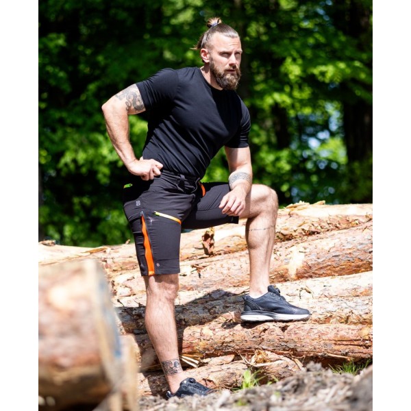 Softshellové kraťasy ARDON®CREATRON® černá neon 46