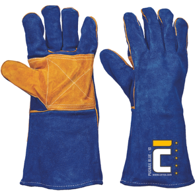 PUGNAX BLUE gloves leather