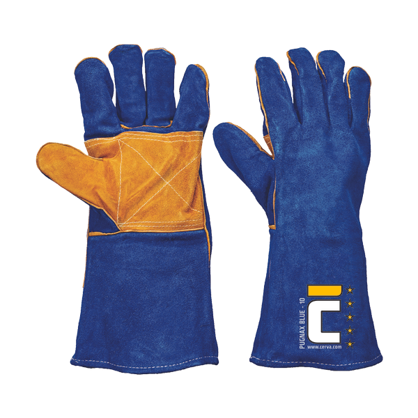 PUGNAX BLUE gloves leather - 10