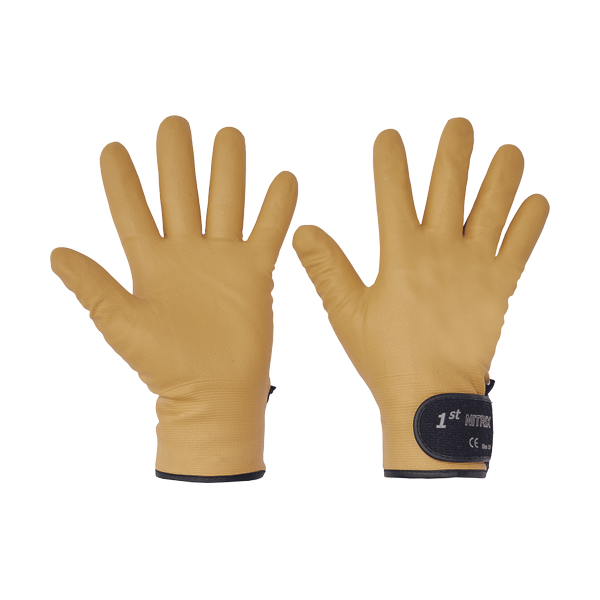 1st NITRIX gloves beige 8