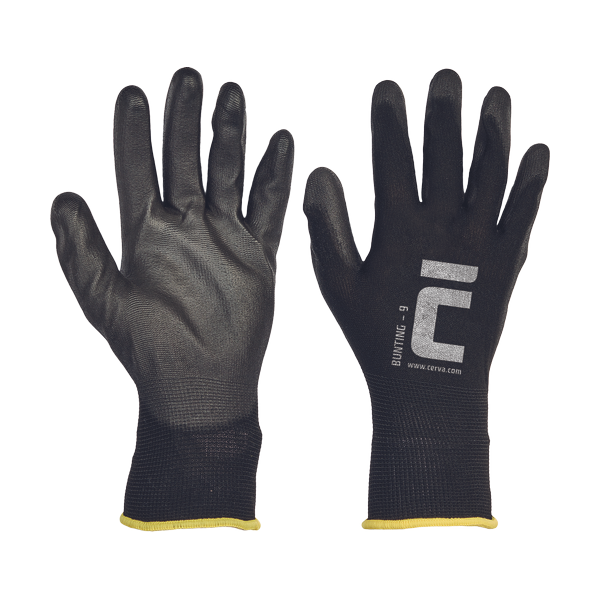BUNTING black gloves PU palm - 8