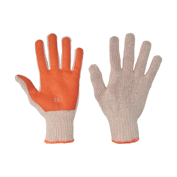 SCOTER gloves coated red PVC 8